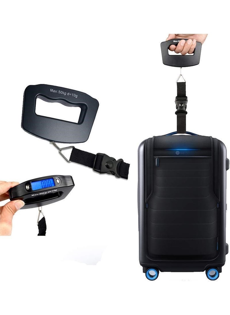 Techmaster 50 kg Illuminated Hand Scale Suitcase Sacrifice Hand Scale + 2 Batteries A09  - Image 4