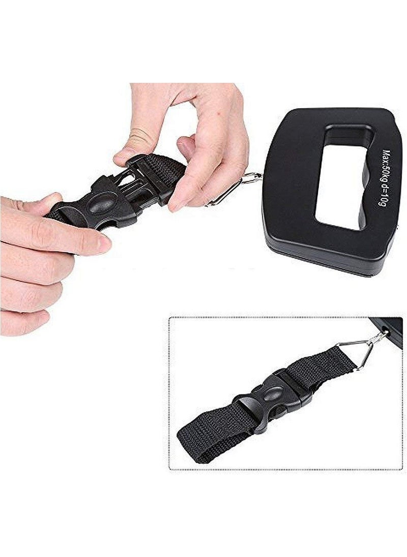Techmaster 50 kg Illuminated Hand Scale Suitcase Sacrifice Hand Scale + 2 Batteries A09  - Image 5