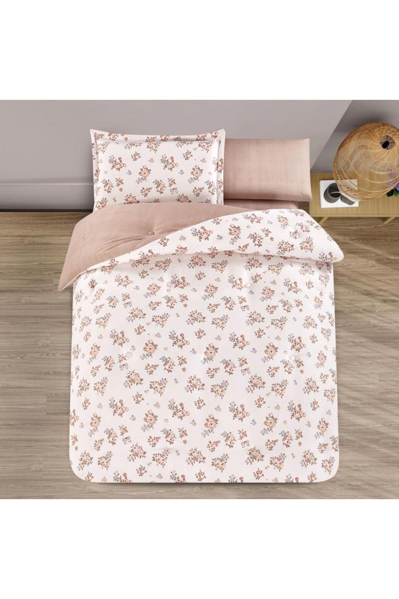 Melen Summer Single/Queen Bedspread 4-Piece - Alessandra - Pink - Gray - Image 4