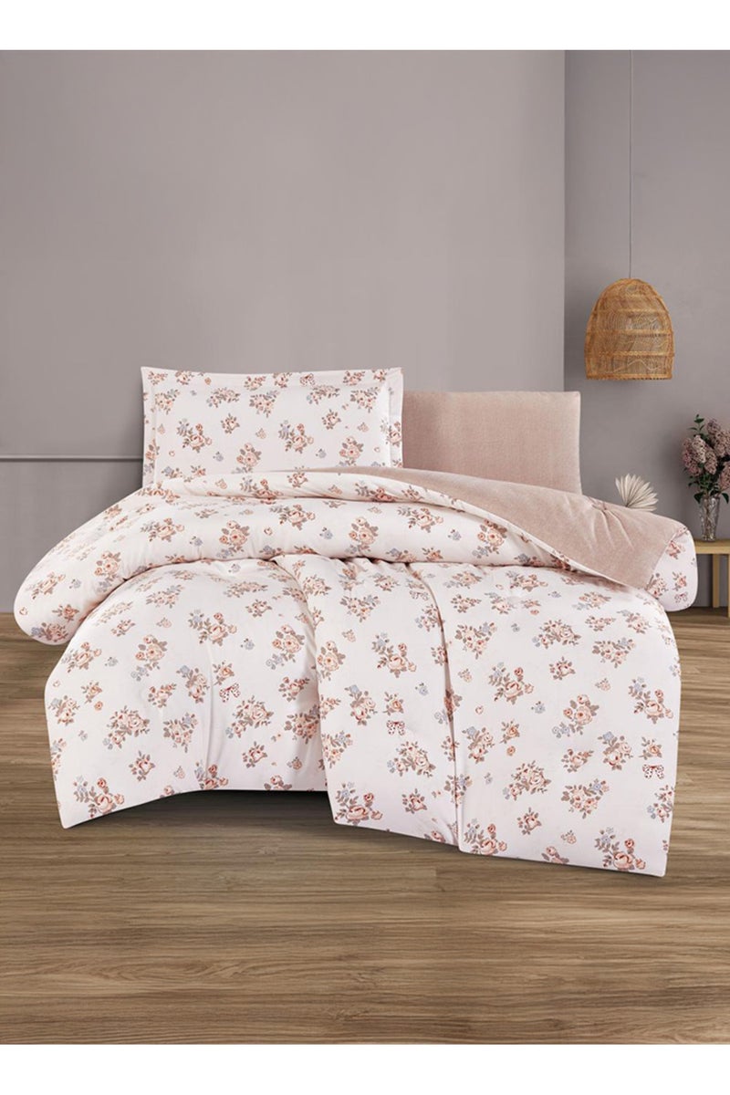 Melen Summer Single/Queen Bedspread 4-Piece - Alessandra - Pink - Gray - Image 1