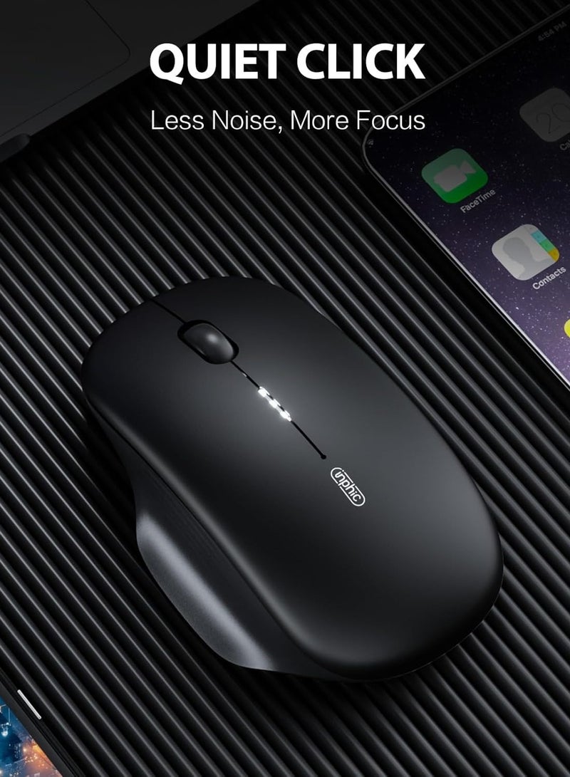 inphic ماوس ألعاب سلكي RGB مضيء خفيف الوزن ملصق حماية ماوس ألعاب مخصص ماوس ألعاب مكتب أعمال ماوس ألعاب متكامل كمبيوتر مكتبي ماوس سلكي USB - Image 5