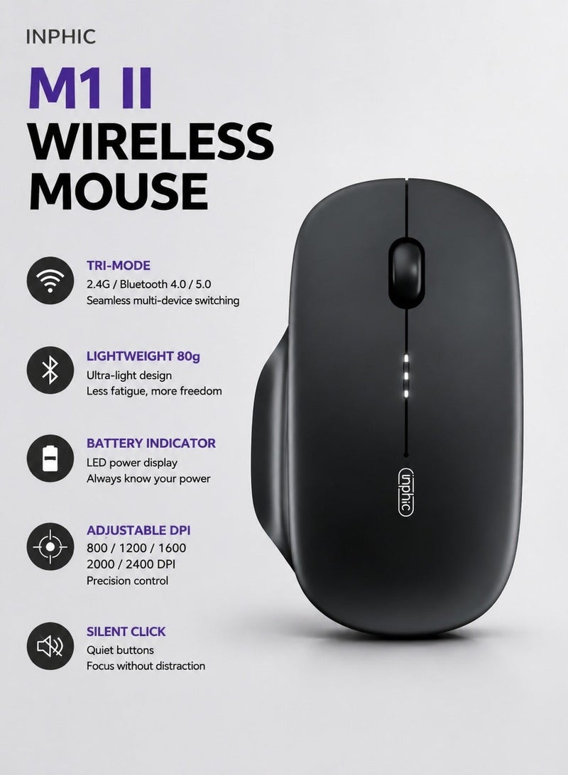 inphic ماوس ألعاب سلكي RGB مضيء خفيف الوزن ملصق حماية ماوس ألعاب مخصص ماوس ألعاب مكتب أعمال ماوس ألعاب متكامل كمبيوتر مكتبي ماوس سلكي USB - Image 1