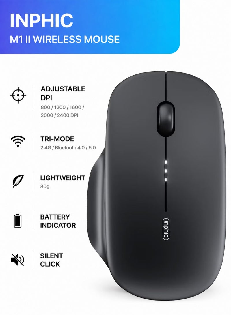 inphic ماوس ألعاب سلكي RGB مضيء خفيف الوزن ملصق حماية ماوس ألعاب مخصص ماوس ألعاب مكتب أعمال ماوس ألعاب متكامل كمبيوتر مكتبي ماوس سلكي USB - Image 1