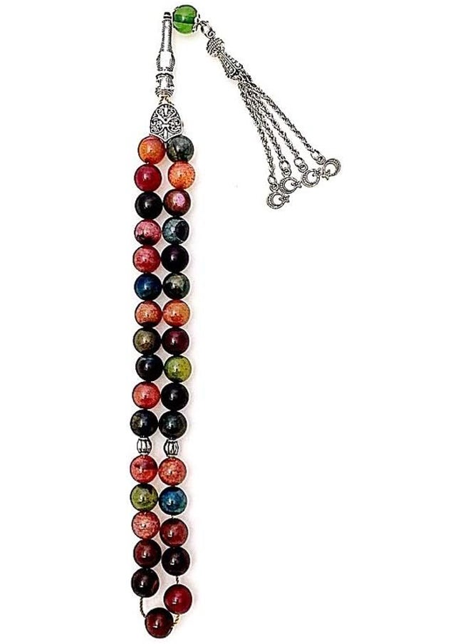 Generic Agate Sulimani Natural Gem Stone Rosary 