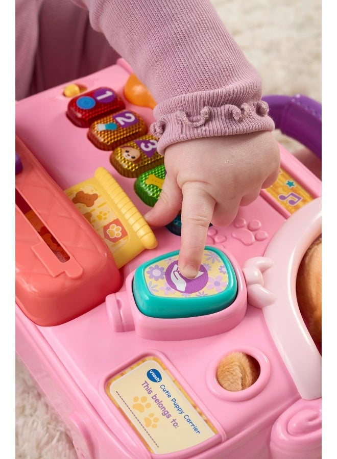 vtech Baby Cutie Puppy Carrier – Interactive Role-Play Toy With 6 Accessories, Light-Up Buttons, Music & Phrases | For Babies 9–24 Months+ - Image 4