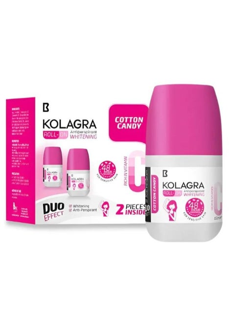 whitening Roll on 2*1 promopack 1+1 Cotton Candy 60ML