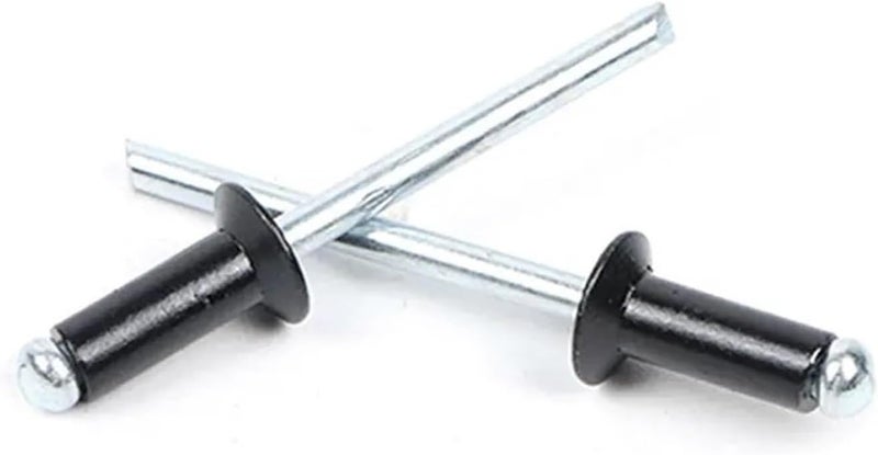 Blind Rivets 30/50pcs aluminium countersunk head black blind rivets standard type 2.4mm 3.0mm .2mm 4(50Pcs,3.2x12 mm) - Image 4