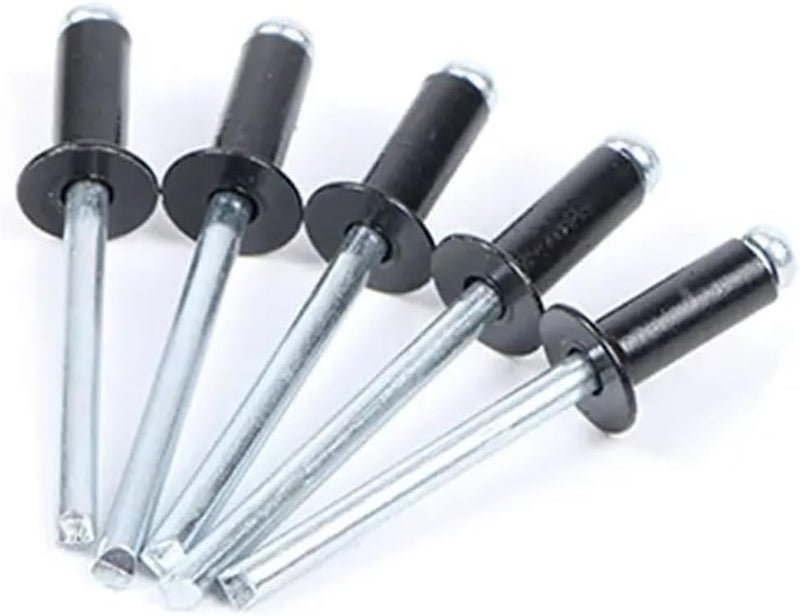 Blind Rivets 30/50pcs aluminium countersunk head black blind rivets standard type 2.4mm 3.0mm .2mm 4(50Pcs,3.2x12 mm) - Image 5