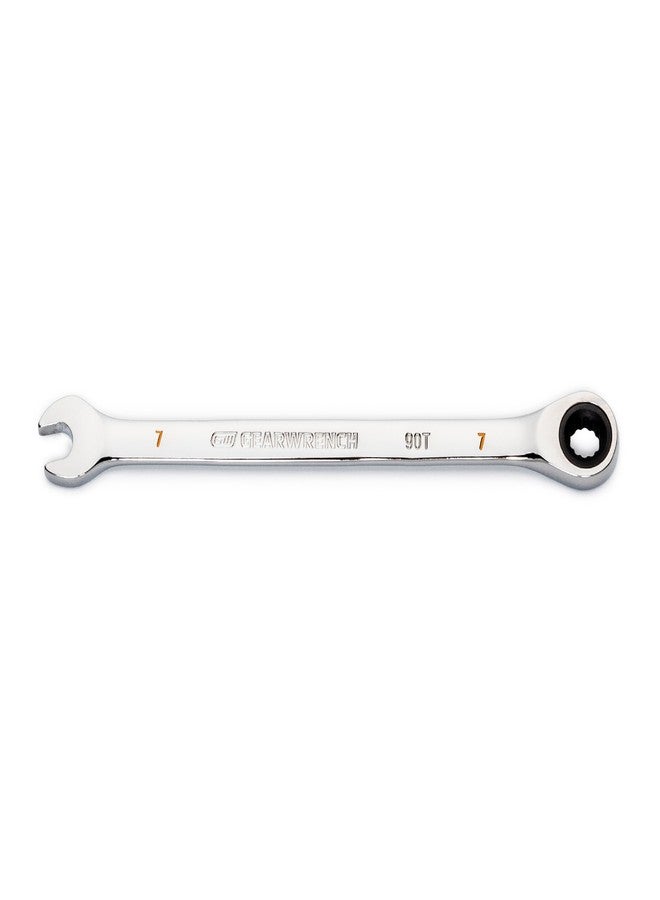 GEARWRENCH 7mm 4 Degree Swing Arch 12 Point Ratcheting Combination Wrench - 86907 - Image 1