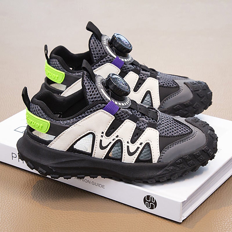 Children'S Toe Sandals 2024 Children'S Baby Shoes Korean Style Breathable Girls' Sports Sandals With Soft Sole - Image 4