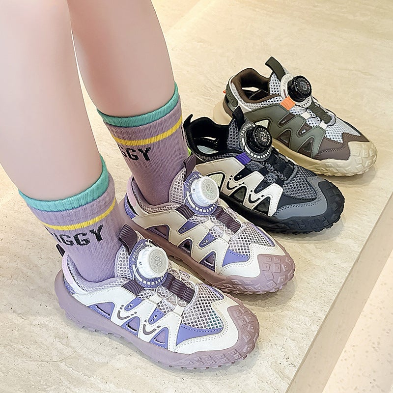 Children'S Toe Sandals 2024 Children'S Baby Shoes Korean Style Breathable Girls' Sports Sandals With Soft Sole - Image 2