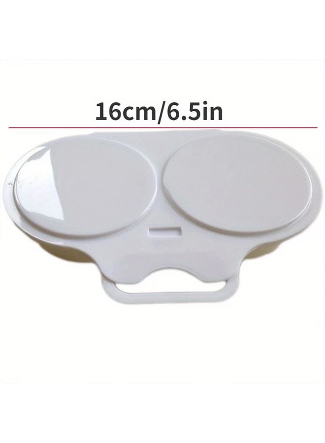 White Microwave Egg Cooker Non Stick Omelet Maker With Frying Box 1pc - Image 2