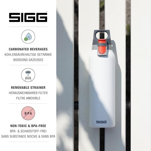 SIGG - Insulated Thermo Flask Hot & Cold ONE Light - With Fruit Filter - Leakproof - BPA-Free 18/8 Stainless Steel 19Oz - Image 3