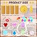 Fullive 200 PCS Pirate Decorations Set 138 in Pirate Gold Coins 079 in Plastic Gems Fake Coins Plastic Coins Leprechaun Gold Coins Pirate Theme Party Supplies Pirate Treasure Game Hunt Party Favors - Image 4