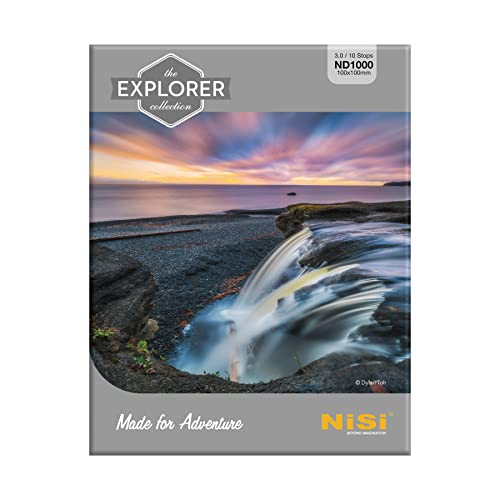 NiSi Explorer Collection 100x100mm Nano IR Neutral Density Filter – ND1000 (3.0) – 10 Stop - Image 1