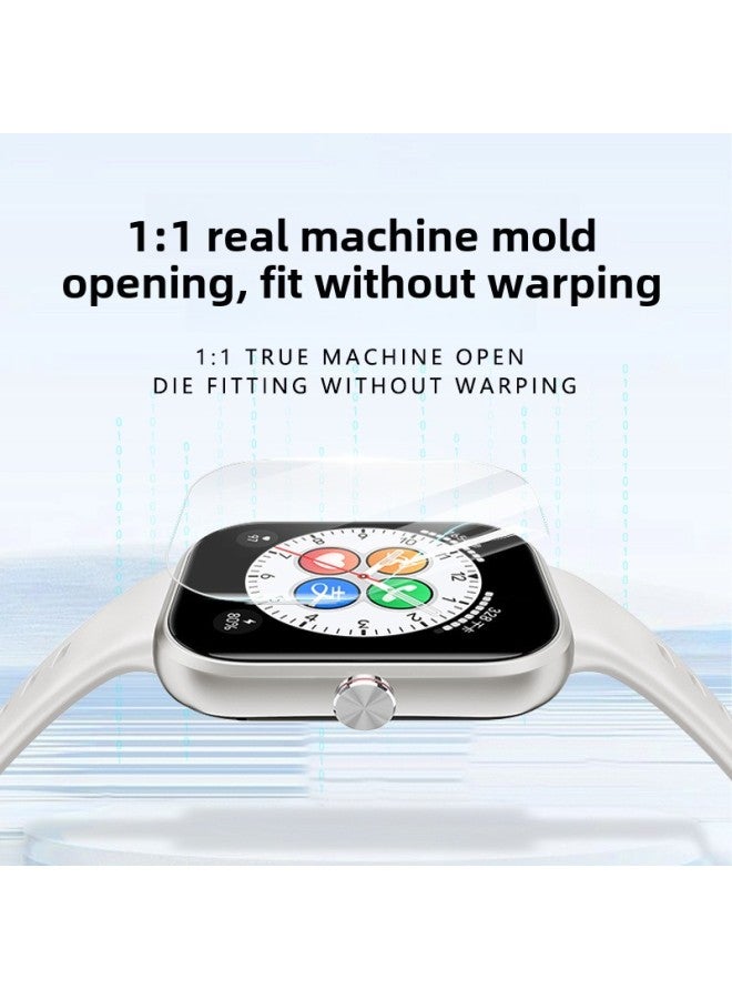 Suitable For Honor Pro HaylouWatch Watch Film PMMA Composite Hot Bending Full Screen TPU Water Coagulation Protective Film-Color:Full Screen Composite Hot Bending Film Two Pieces-Size:Honor Choose Haylou Watch - Image 4