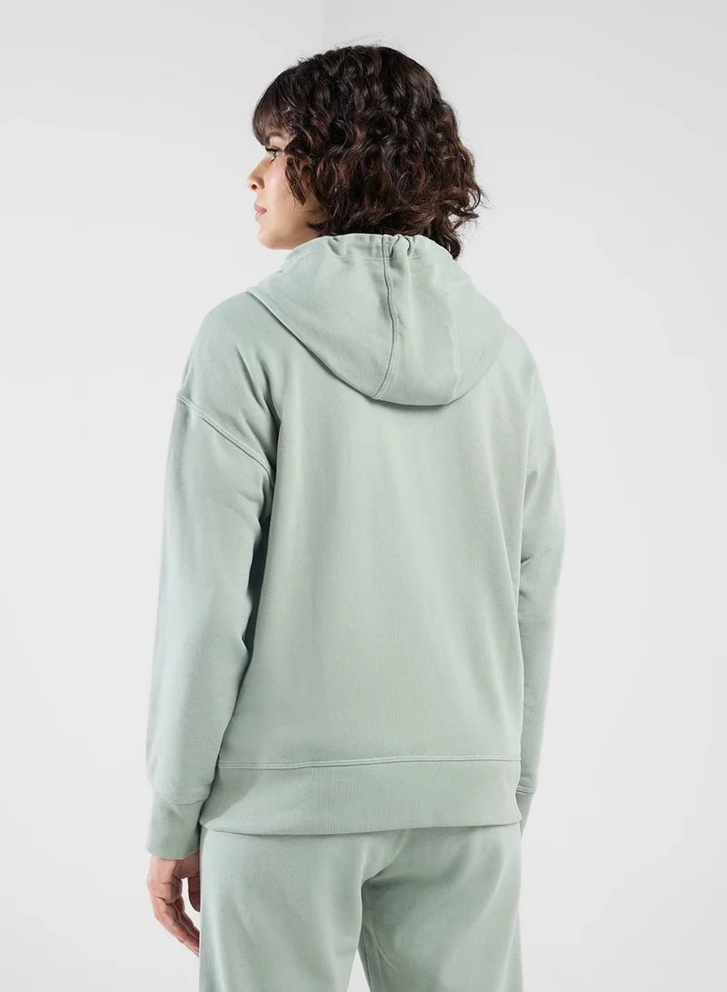 دكني Zip Detail Hoodie