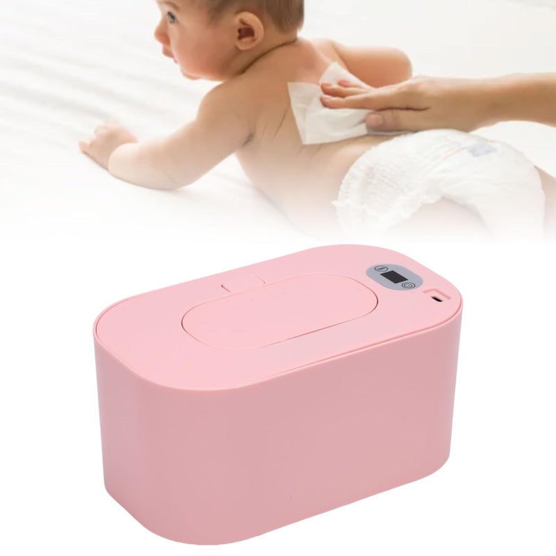 Wipe Warmer With Roseate Temperature Adjustment Fast Even Heating USB Powered For Home Car Travel Keeps Wipes Moist - Image 3