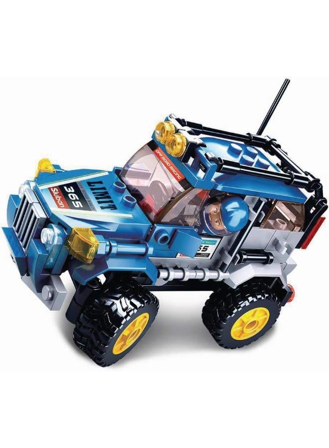 Sluban SL95525 Off Road Vehicle - Yellow (146 Pieces) [M38-B0663A] Playset Clamp Building Blocks Racing Car with Toy Figure Car Club - Image 1