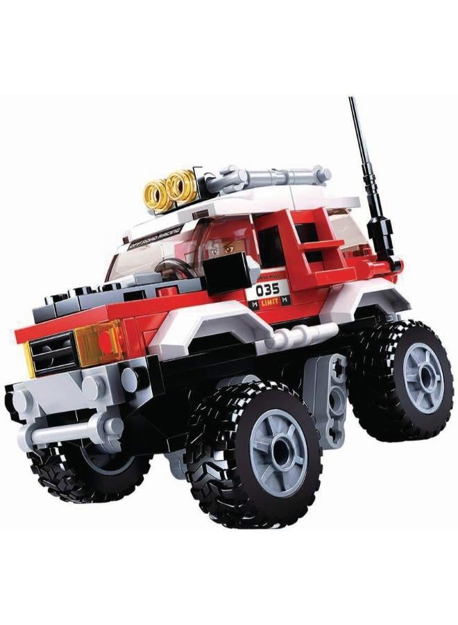 Sluban SL95525 Off Road Vehicle - Yellow (146 Pieces) [M38-B0663A] Playset Clamp Building Blocks Racing Car with Toy Figure Car Club - Image 4