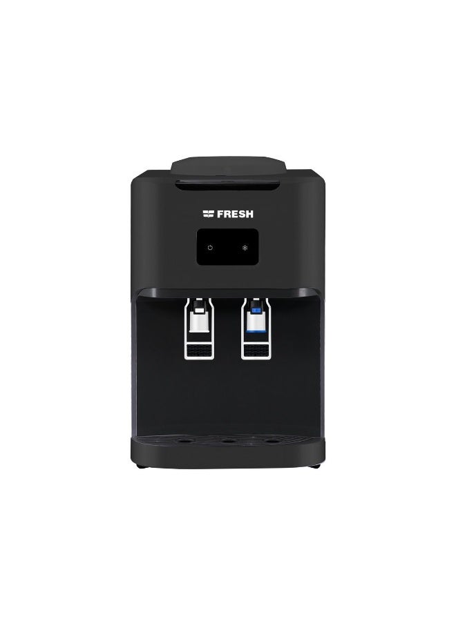 Fresh Water Dispenser 2 Taps Desk Black FW-17VDB