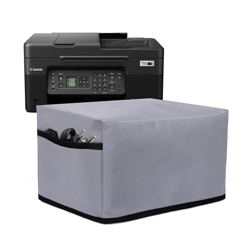 Crasome Dust & Water Proof Printer Cover for Canon Pixma G4770 (Grey) - Image 1