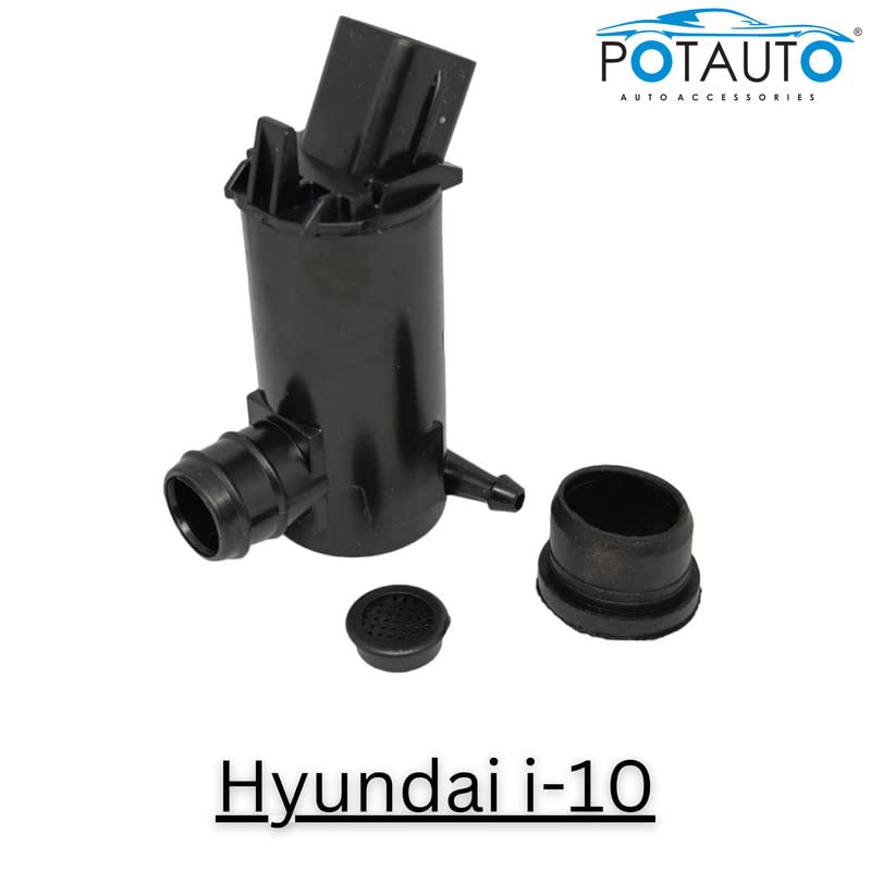 Potauto Wiper Motor Spray Pump for Clear Visibility Compatible for HYUNDAI I|10 |F704 - Image 2