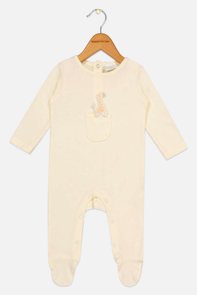 Rock-A-Bye Baby Boutique Toddlers Girl Graphic Print Long Sleeve Rompers With Padded Hanger, Yellow - Image 2