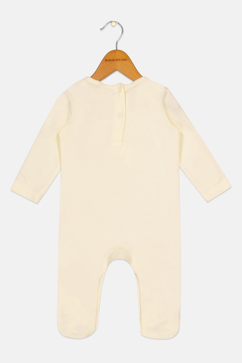 Rock-A-Bye Baby Boutique Toddlers Girl Graphic Print Long Sleeve Rompers With Padded Hanger, Yellow - Image 3