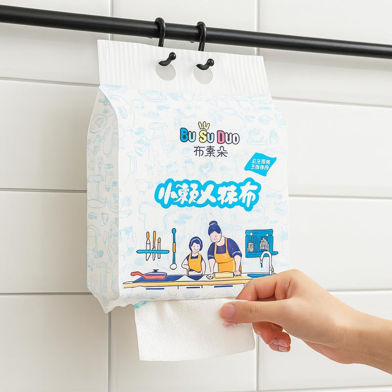 Kitchen Wipes Washable 20x20cm 500 Sheets for Cleaning Stove Top Grease Removal Multipurpose Kitchen Home - Image 3