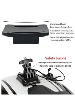 General Insta360 X4/X3 Helmet Mount Kit for 360° Action Cameras Panoramic Sports Camera Motorcycle Riding Accessories  - Image 2