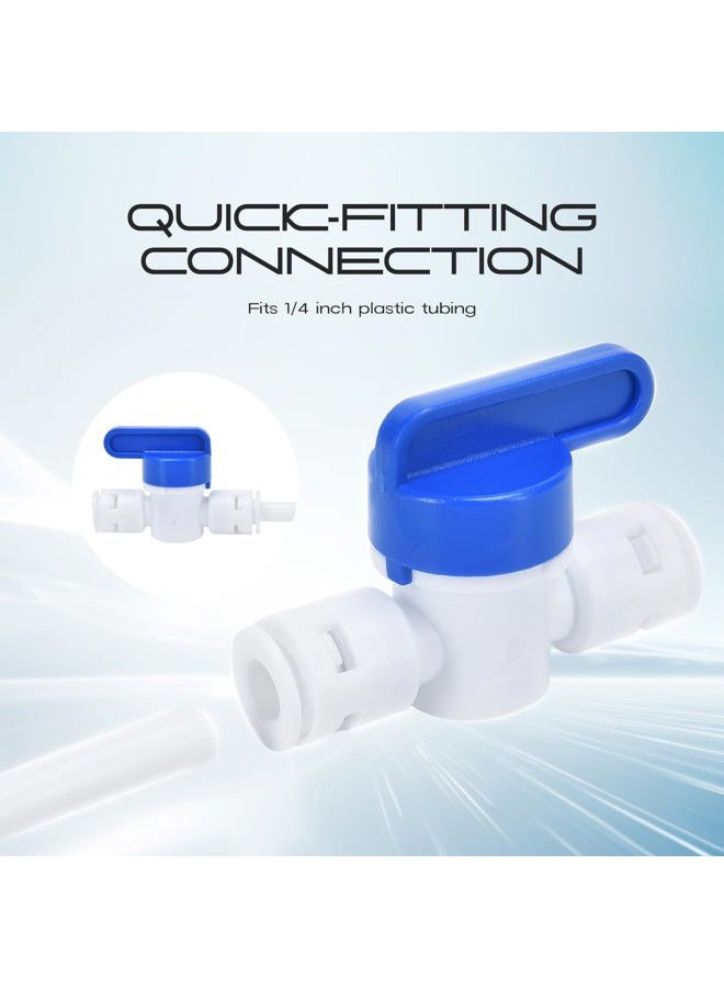 cnaodun Refrigerator Water Line Kit, Ice Maker Water Line Kit with 1/4" OD 39.4ft Water Line Reverse Osmosis Quick Connect Fittings Push To Connect Water Tube Fittings for Fridge Ice Maker - Image 3