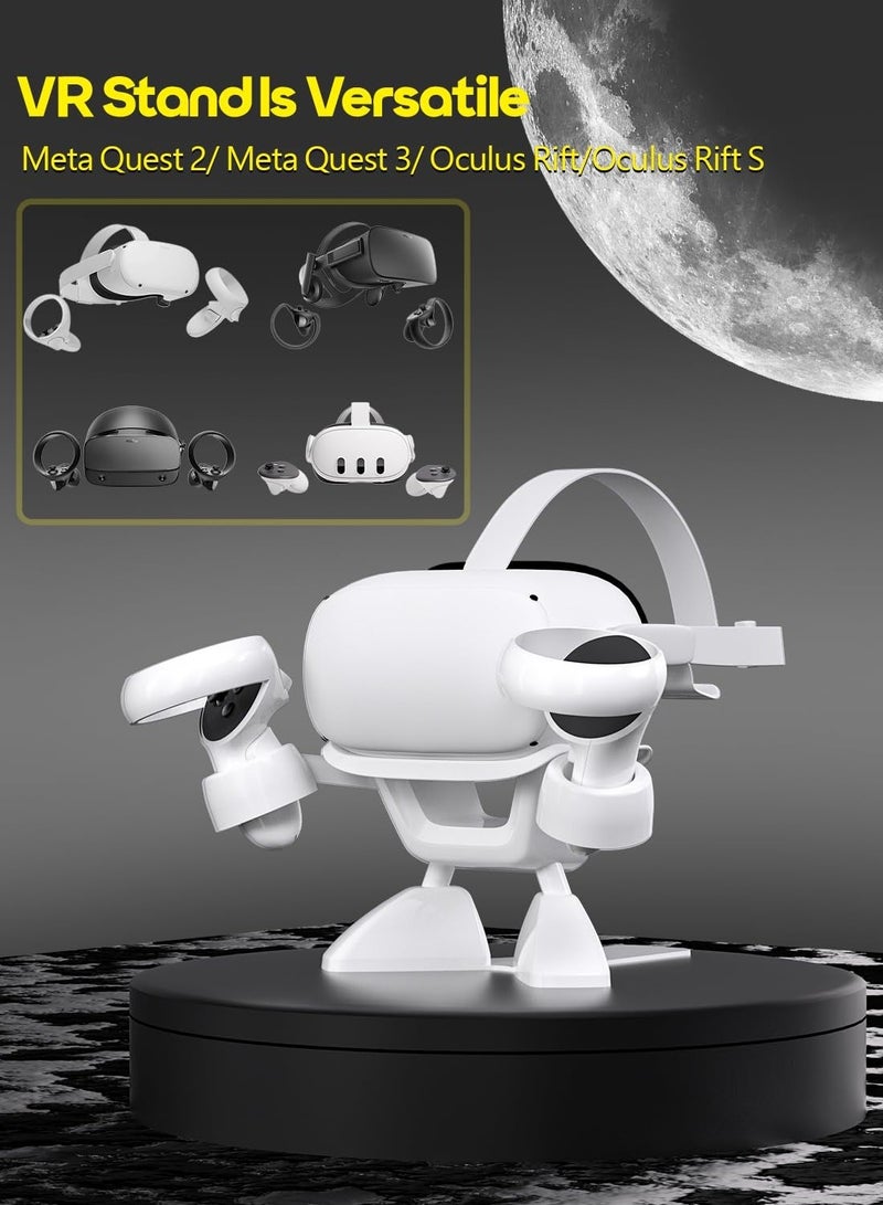DOBE VR Charging Dock for Meta Quest 3 with LED Indicator and Rechargeable Batteries - Image 2