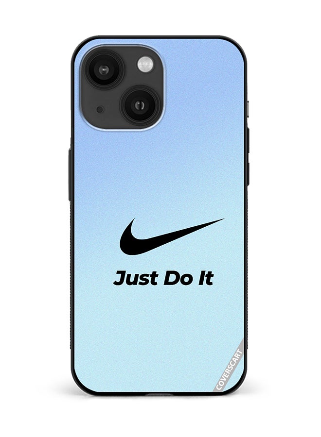 COVERSCART Protective Case Cover For Apple iPhone 14 Nike Logo Design Blue