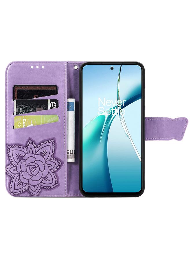 S-TOP Case For Nothing Phone 2a Plus Butterfly Love Flower Embossed Leather Phone Case - Image 3