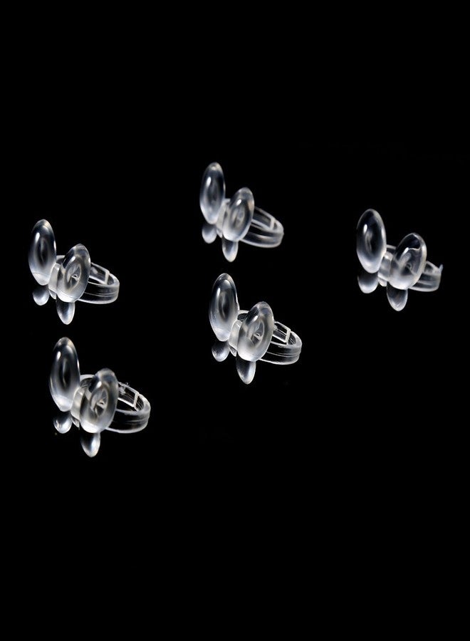 yuyte Nail Chart Polish Color Display Ring, Flower Butterfly Manicure Tip For Nail Art Color Display Tool[Clear Butterfly] - Image 4