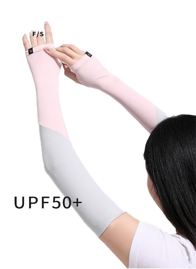 Generic 1 Pairs UV Sun Protection Compression Arm Sleeves,Cooling for Women Summer Sunblock,for Driving, Golfing, Fishing, Cycling, Hiking, Doing Sports  - Image 3