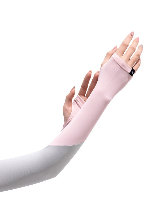 Generic 1 Pairs UV Sun Protection Compression Arm Sleeves,Cooling for Women Summer Sunblock,for Driving, Golfing, Fishing, Cycling, Hiking, Doing Sports  - Image 2