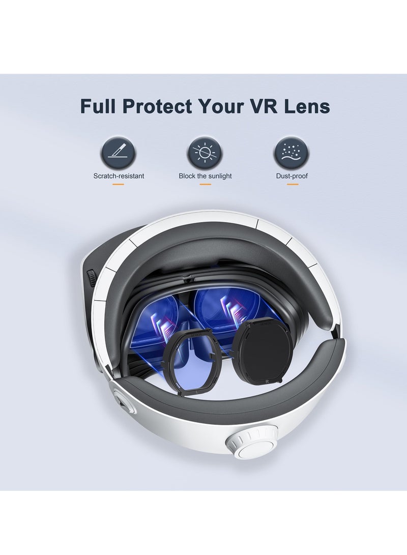 SYOSI PSVR2 Lens Protector Cover Kit, Anti-Scratch Accessories for Playstation VR2, Includes Blue Light Blocking Glasses, Easy Installation - Image 5