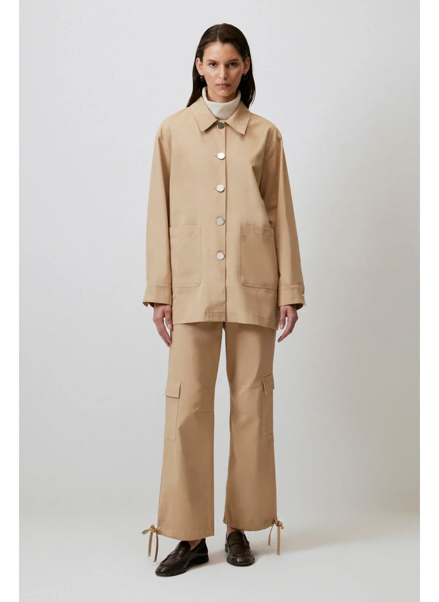 Touche Wide Pocket Gabardine Jacket
