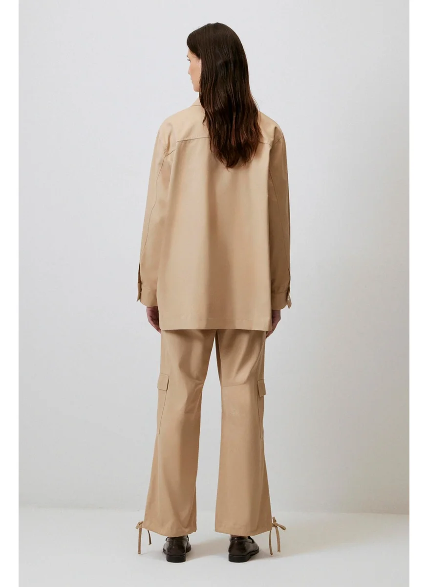 Touche Wide Pocket Gabardine Jacket