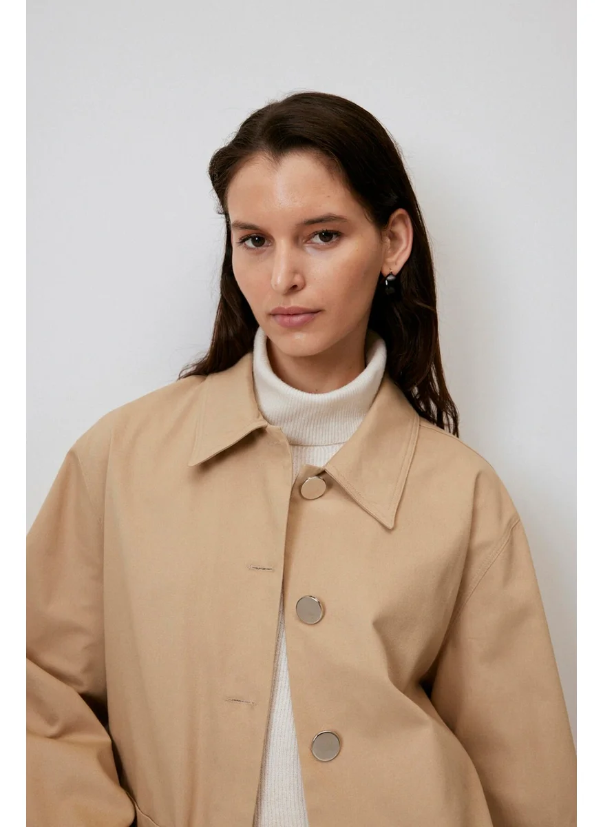 Touche Wide Pocket Gabardine Jacket