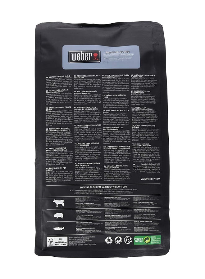 Weber Seafood Wood Chip Blend for Barbeque and smoke grills- 0.7Kg|  For Barbeque and Outdoor grilling | Adds Delicous Smoky Flavour |Premium Charcoal for barbeque & grilling - Image 3