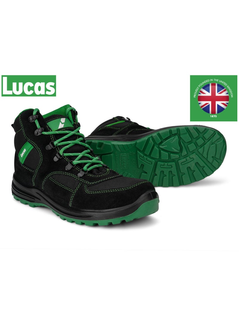 لوكاس يسرنا أن نقدم لكم أحذية لوكاس للسلامة - تجدون في المرفق مواصفات أحدث إضافة إلى خط أحذية السلامة عالية الأداء لدينا، والذي طورته لوكاس، العلامة التجارية البريطانية الشهيرة التي تحتفل بفخر بمرور 150 عامًا على التميز الهندسي في عام 2025.  بإرثها العريق المبني على الثقة والابتكار، صُممت أحذية لوكاس للسلامة لتوفير الراحة والحماية والمتانة في بيئات العمل الأكثر تطلبًا - مثالية لقطاعات مثل البناء والتصنيع والخدمات اللوجستية والسيارات.  لماذا تختار أحذية لوكاس للسلامة؟  • إرث بريطاني عريق يمتد لـ 150 عامًا - جودة موثوقة منذ عام 1875  • ميزات أمان متقدمة - أحذية لوكاس للسلامة مزودة بأغطية أصابع فولاذية ومقاومة للانزلاق  • راحة استثنائية - حذاء لوكاس للسلامة الصناعية بتصميم مريح مع مواد تسمح بمرور الهواء  • متانة مثبتة - أحذية لوكاس للسلامة للرجال والنساء مصممة لأداء يدوم طويلًا - Image 3