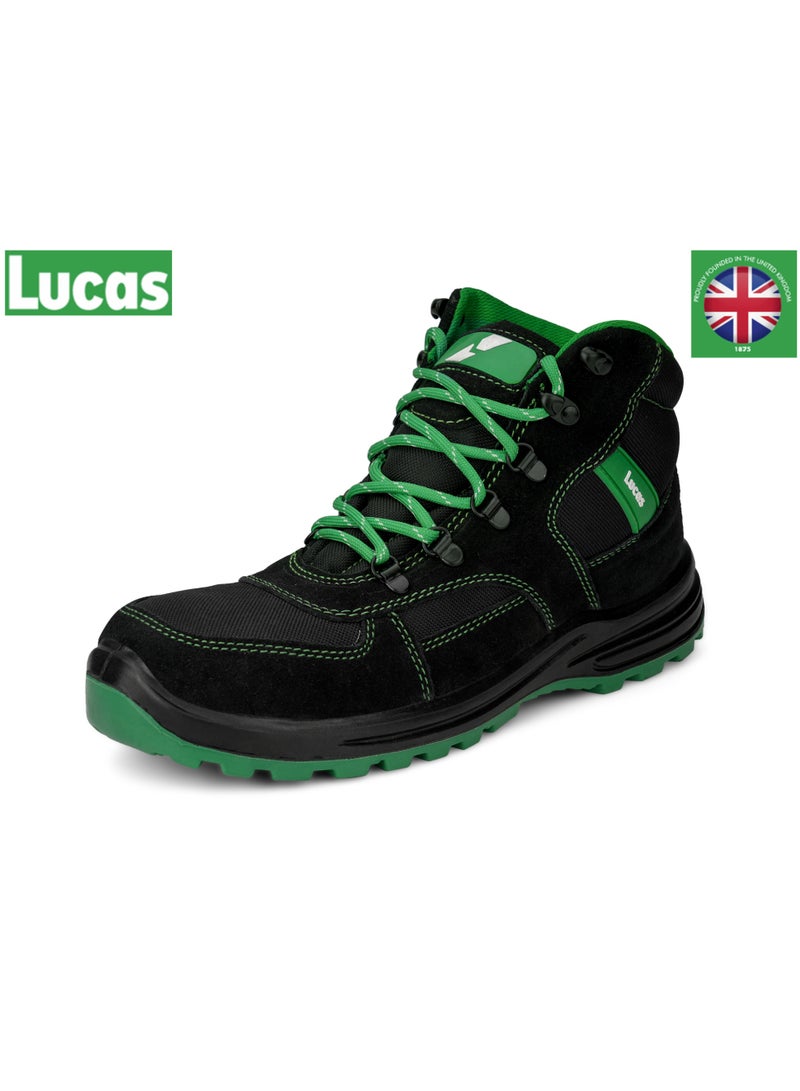 لوكاس يسرنا أن نقدم لكم أحذية لوكاس للسلامة - تجدون في المرفق مواصفات أحدث إضافة إلى خط أحذية السلامة عالية الأداء لدينا، والذي طورته لوكاس، العلامة التجارية البريطانية الشهيرة التي تحتفل بفخر بمرور 150 عامًا على التميز الهندسي في عام 2025.  بإرثها العريق المبني على الثقة والابتكار، صُممت أحذية لوكاس للسلامة لتوفير الراحة والحماية والمتانة في بيئات العمل الأكثر تطلبًا - مثالية لقطاعات مثل البناء والتصنيع والخدمات اللوجستية والسيارات.  لماذا تختار أحذية لوكاس للسلامة؟  • إرث بريطاني عريق يمتد لـ 150 عامًا - جودة موثوقة منذ عام 1875  • ميزات أمان متقدمة - أحذية لوكاس للسلامة مزودة بأغطية أصابع فولاذية ومقاومة للانزلاق  • راحة استثنائية - حذاء لوكاس للسلامة الصناعية بتصميم مريح مع مواد تسمح بمرور الهواء  • متانة مثبتة - أحذية لوكاس للسلامة للرجال والنساء مصممة لأداء يدوم طويلًا - Image 4