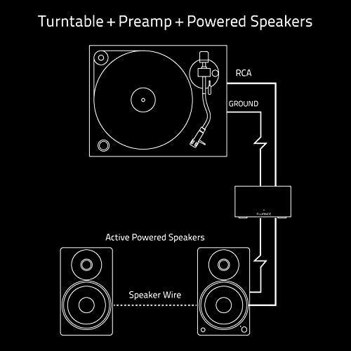 Fluance PA10 High Fidelity Phono Preamp (Preamplifier) with RIAA Equalization for MM Turntables/Vinyl Record Players - Image 5