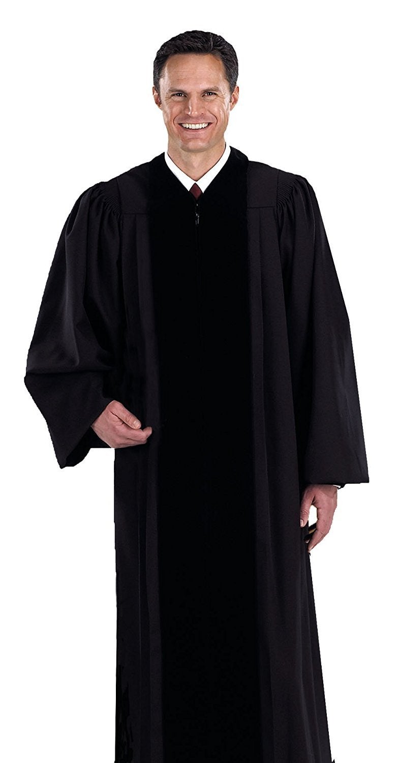 Cambridge Black Pastor / Pulpit Robe (X-Large 59) - Image 4