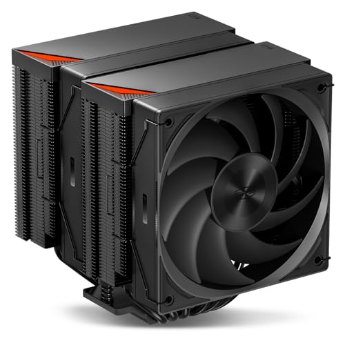 PCCOOLER RZ620 CPU Cooler TDP CPU Air Cooler Dual Tower CPU Fan 6 HeatPipe CPU Cooling System with Three Modes PWM Silent Fans, Easy Install Air Cooler for Intel LGA 115X/1200/1700,AMD AM4/AM5,BK - Image 1
