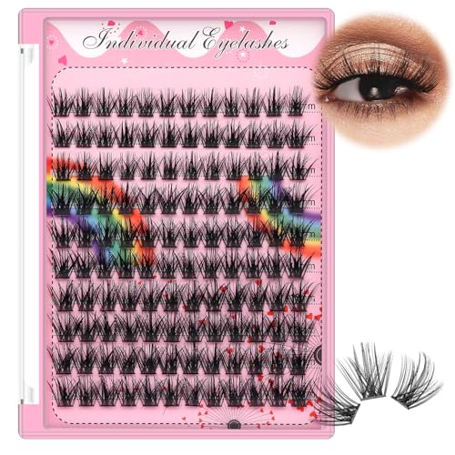 Bodermincer Lashes Clusters 1012mm1214mm1416mm1618mm10121416mm141618mm Mixed and 820mm to Choose Lashes Extension Kit lash Clusters Lashes Wispy Eyelash Extension 141618mm Mixed - Image 2