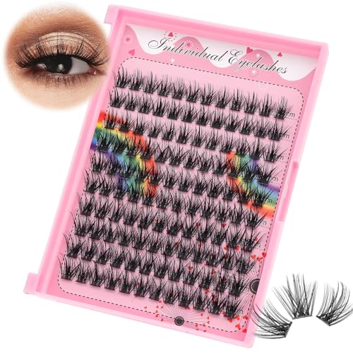 Bodermincer Lashes Clusters 1012mm1214mm1416mm1618mm10121416mm141618mm Mixed and 820mm to Choose Lashes Extension Kit lash Clusters Lashes Wispy Eyelash Extension 141618mm Mixed - Image 5